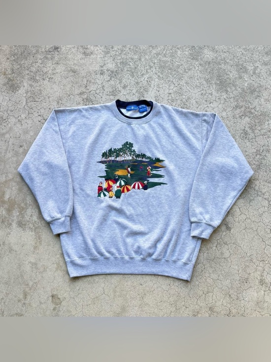 Points West Other - Vintage GOLF Embroidered Crewneck Sweater